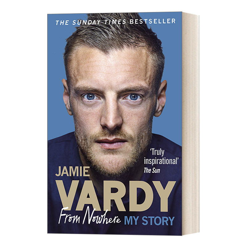 英文原版 Jamie Vardy From Nowhere My Story 英超球星杰米·瓦尔迪自传 英文版 进口英语原版书籍