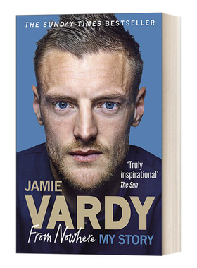 英文原版 Jamie Vardy From Nowhere My Story 英超球星杰米·瓦尔迪自传 英文版 进口英语原版书籍