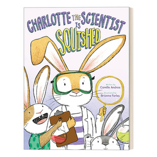 Squished 英文版 Scientist 英文原版 書籍 STEM繪本 the Charlotte 科學(xué)家夏洛蒂被壓扁了 進(jìn)口英語原版