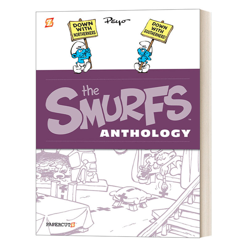 英文原版 The Smurfs Anthology 5 蓝精灵手绘收藏精选集 大开本精装漫画合辑 英文版 进口英语原版书籍