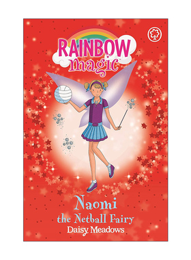英文原版 Rainbow Magic Naomi The Netball Fairy 彩虹魔法仙子之运动仙女 投球仙女 儿童奇幻章节桥梁书英文版进口英语原版书籍