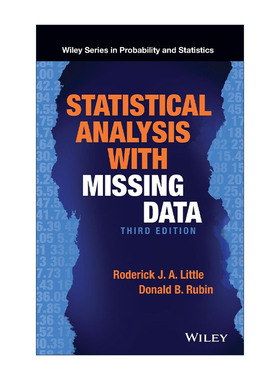 英文原版 Statistical Analysis With Missing Data 缺失数据统计分析 精装第3版 美国密歇根大学Roderick J Little教授 英文版