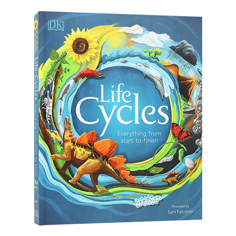 精装 英文原版 Life Cycles 生命循环：从开始到完成的过程 英文版儿童图书