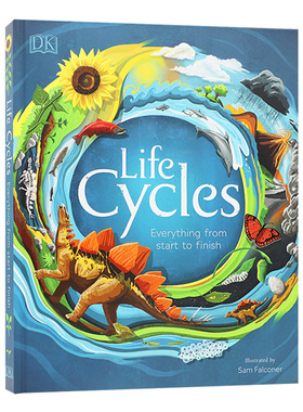 精装 英文原版 Life Cycles 生命循环：从开始到完成的过程 英文版儿童图书