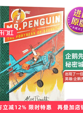 英文原版 Mr Penguin and the Fortress of Secrets企鹅先生系列2：企鹅先生和秘密城堡 英文版儿童图书