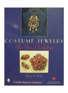 英文原版 Costume Jewelry 服装配饰珠宝指南 收藏的乐趣 Nancy Schiffer 英文版 进口英语原版书籍