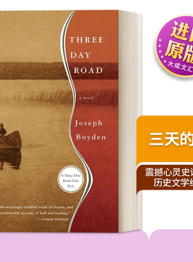 英文原版小说 Three Day Road 三天的路 Joseph Boyden 英文版 进口英语原版书籍