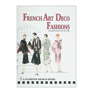 饰艺术印花 Art Fashions 英文原版 Prints 20世纪20年代法国装 版 1920s Deco the from 进口书籍 画 Pochoir French