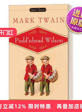 英文原版小说 Pudd'nhead Wilson Signet Classics 傻瓜威尔逊 马克吐温 英文版 进口英语原版书籍