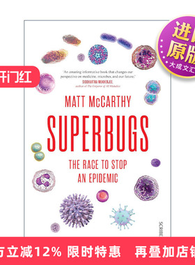 英文原版 Superbugs 超级细菌 一场阻止流行病的竞赛 Matt McCarthy 英文版 进口英语原版书籍