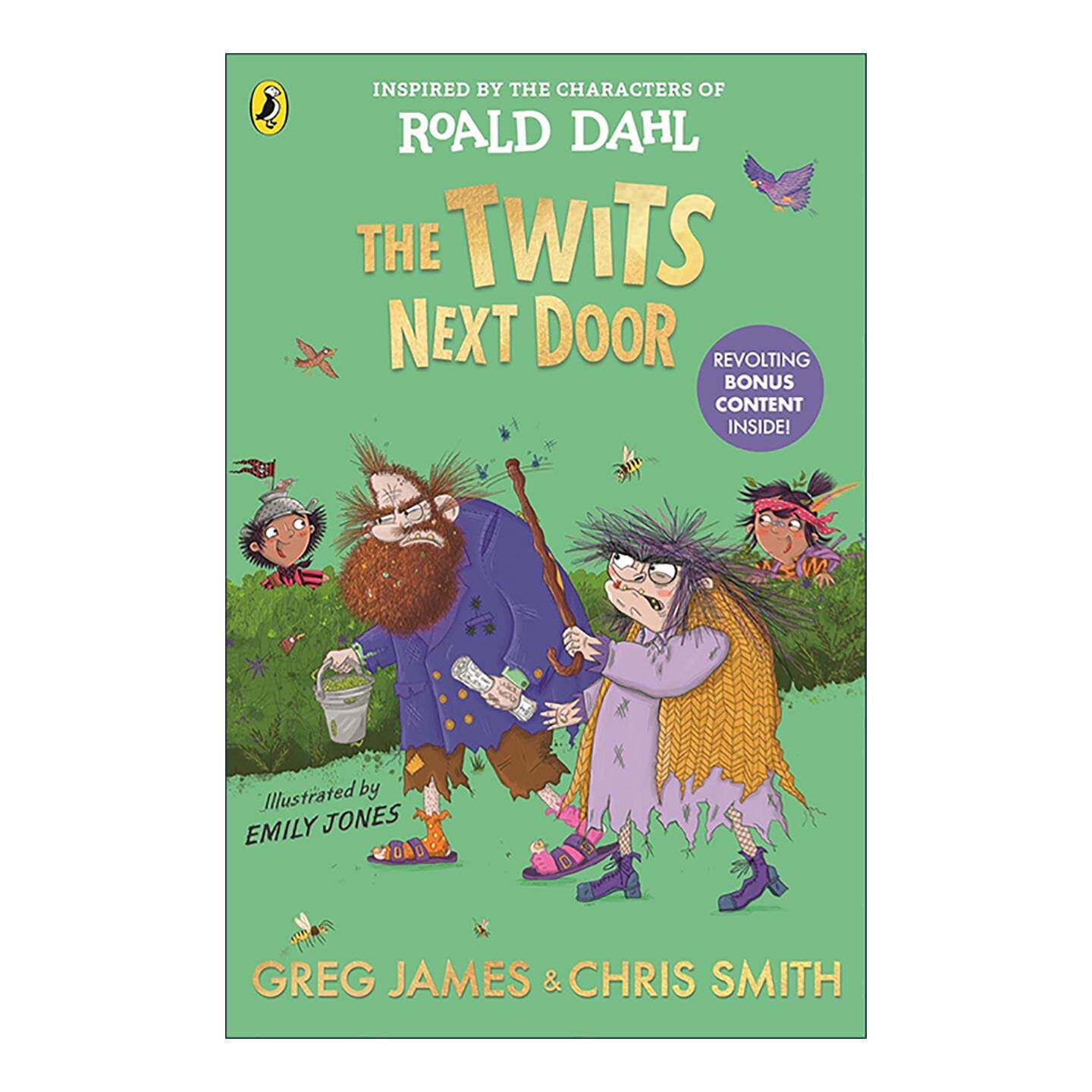 英文原版 The Twits Next Door 隔壁的蠢特夫妇 罗尔德达尔经典童书角色全新故事 插画小说 英文版 进口英语原版书籍