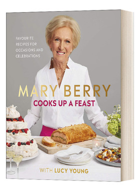 英文原版小说 Mary Berry Cooks Up a Feast 玛丽·贝瑞斯精心准备美食 精装 英文版 进口英语原版书籍