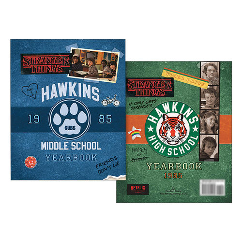 英文原版怪奇物语霍金斯中学