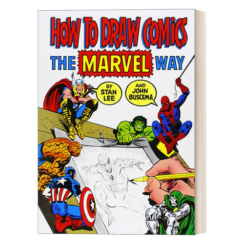 英文原版 How to Draw Comics Marvel Way 如何用漫威的方式画漫画 漫威类型漫画技巧 英文版 进口英语原版书籍