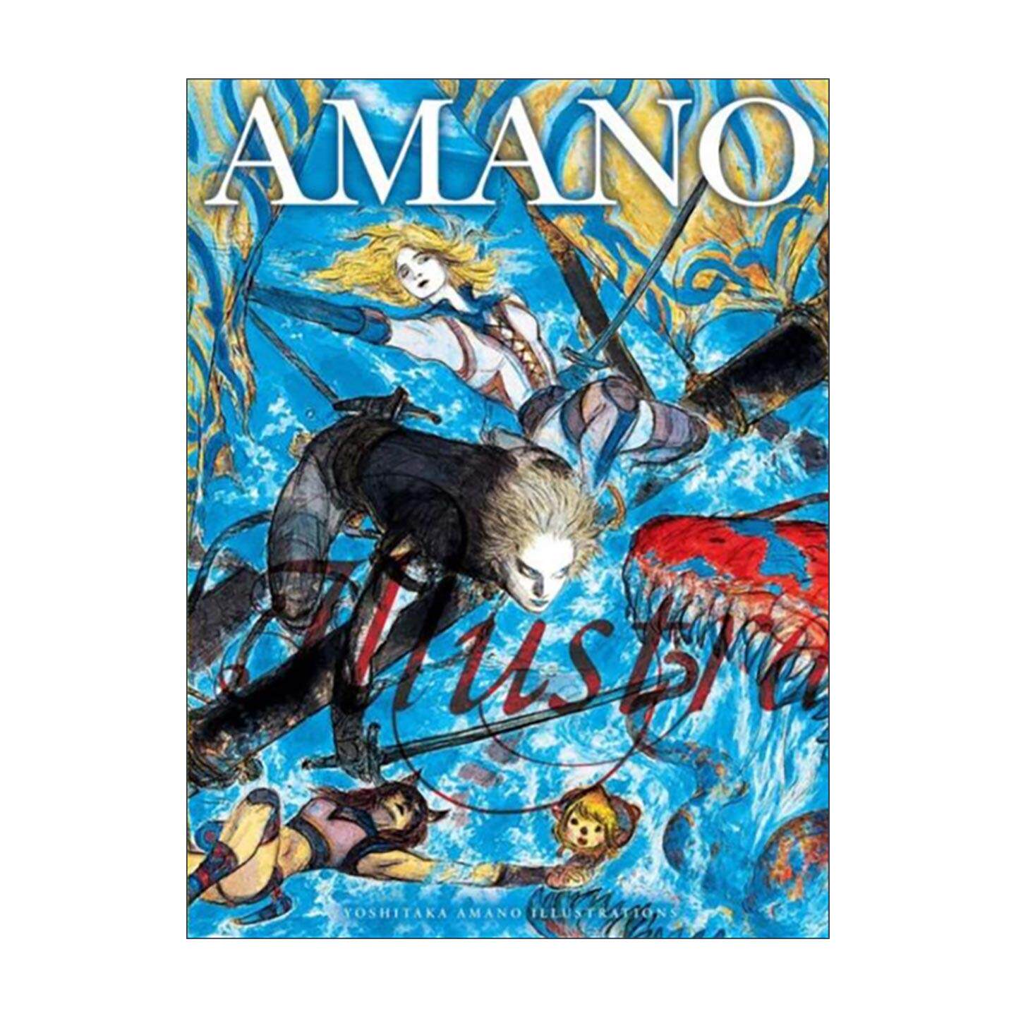 英文原版 Yoshitaka Amano Illustrations 天野喜孝 作品集 英文版 进口英语原版书籍