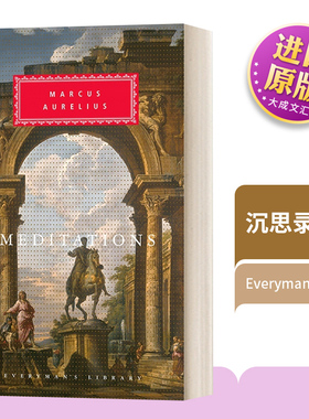英文原版 Meditations 沉思录 马可·奥勒留 Everyman精装版 英文版 Aurelius, Marcus 进口英语原版书籍