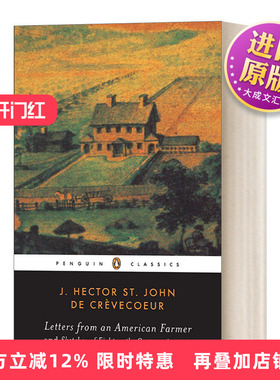 英文原版 Letters from an American Farmer and Sketches of Eighteenth-Century America 来自一个美国农夫的信 企鹅经典 英文版