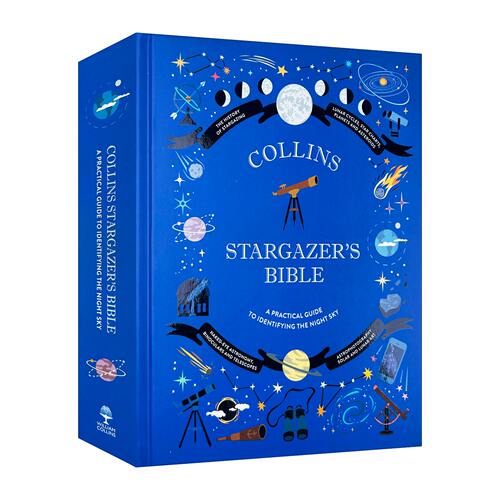 英文原版 The Collins Stargazer's Bible 柯林斯观星宝典 精装星象精装摄影观星指南 英文版 进口英语原版书籍