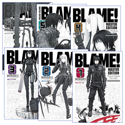 英文原版 Blame! 探索者系列6册 日本科幻漫画 Tsutomu Nihei贰瓶勉 英文版 进口英语原版书籍