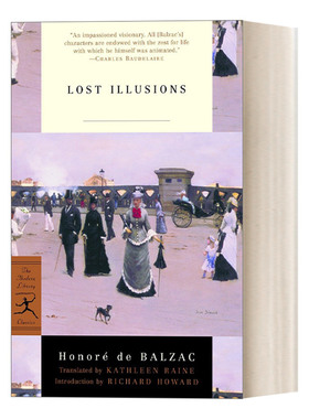 英文原版 Lost Illusions 幻灭 Honore de Balzac巴尔扎克 兰登书屋现代图书馆经典系列 英文版 进口英语原版书籍