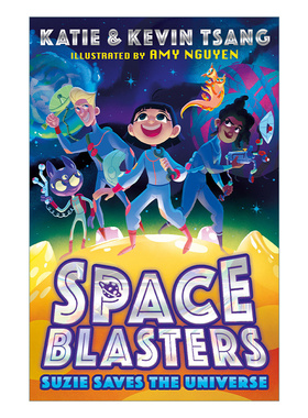 英文原版 Space Blasters Suzie Saves The Universe 太空冒险小分队1 苏茜拯救宇宙 儿童太空科幻章节书 英文版 进口英语原版书籍