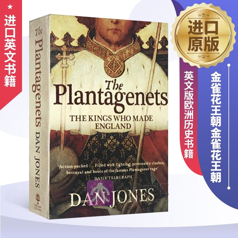the plantagenets 英文原版 金雀花王朝 英文版欧洲历史书籍 英国