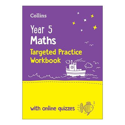 英文原版 Collins Year 5 Maths Targeted Practice Workbook 柯林斯英国小学五年级数学练习册 第二版 英文版 进口英语原版书籍