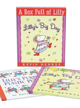 英文原版 A Box Full of Lilly 莉莉2册盒装 精装绘本 含莉莉的大日子和莉莉的紫色小包 英文版 进口英语原版书籍