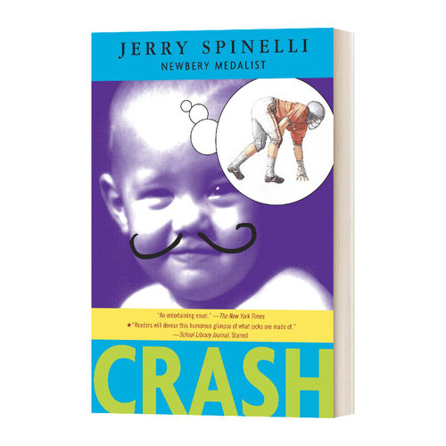 英文原版 Crash 崩溃 Jerry Spinelli 英文版 进口英语原版书籍儿童图书