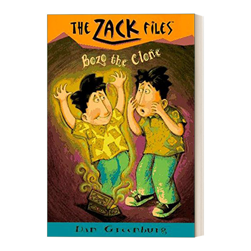 英文原版 The Zack Files 10 Bozo the Clone 札克档案系列10 儿童冒险章节桥梁书 Dan Greenburg 英文版 进口英语原版书籍