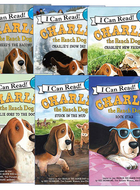 英文原版 Charlie the Ranch Dog 牧羊犬查理系列6册 I Can Read Level 1分级阅读 儿童英语启蒙故事书 英文版 进口英语原版书籍