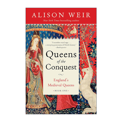 英文原版 Queens of the Conquest England's Medieval Queens 01 英国中世纪女王系列1 战胜女王 历史传记 进口英语原版书籍