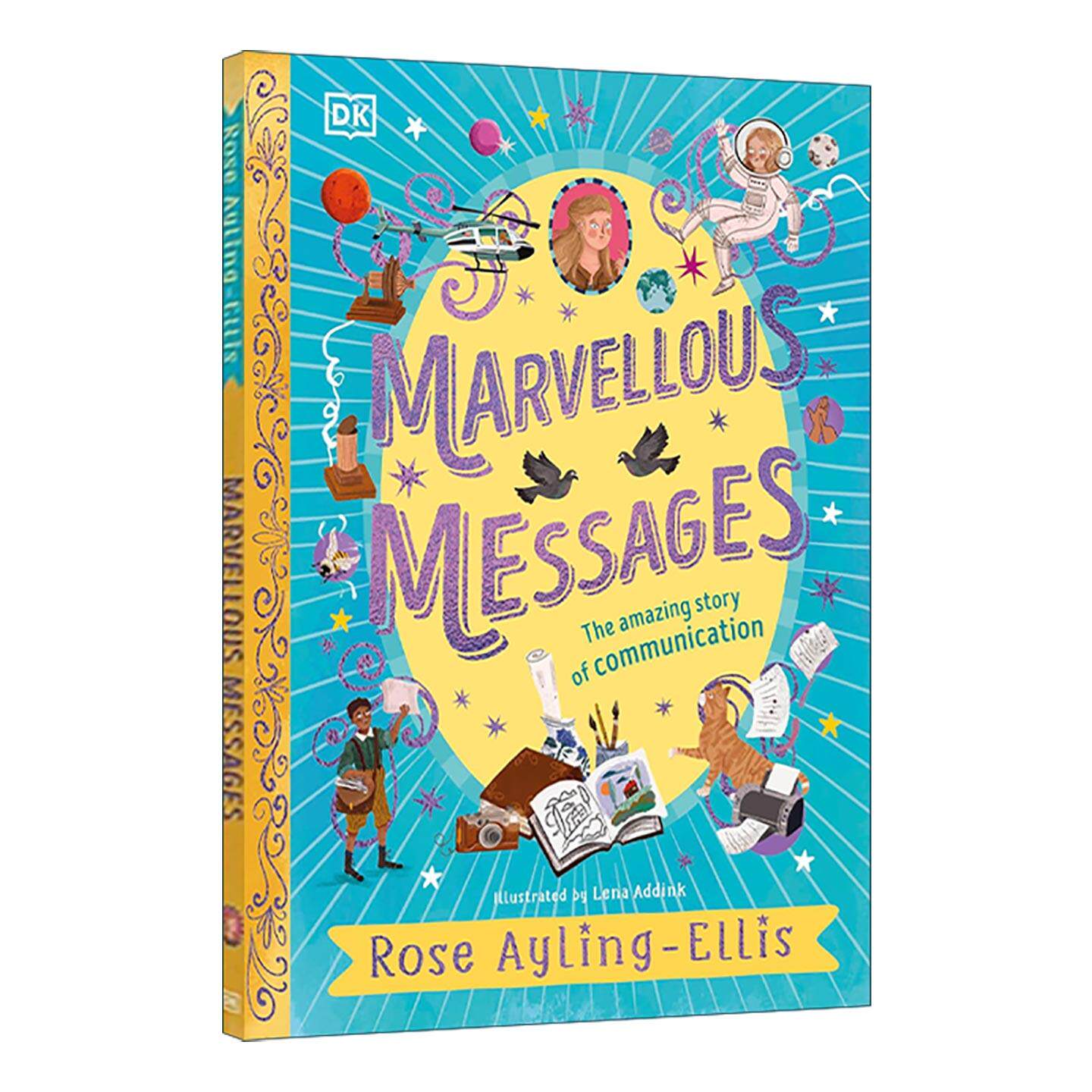 英文原版 Marvellous Messages 奇妙的信息 通信的历史和演变 儿童科普百科读物精装 英文版 进口英语原版书籍