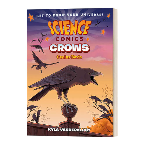 英文原版 Science Comics Crows Genius Birds 科学漫画 乌鸦 天才鸟类 英文版 进口英语原版书籍