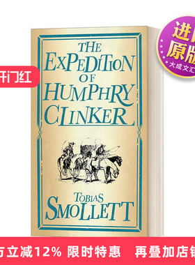 英文原版 The Expedition of Humphry Clinker 汉弗莱·克林克历险记 斯摩莱特 Alma经典文学 英文版 进口英语原版书籍