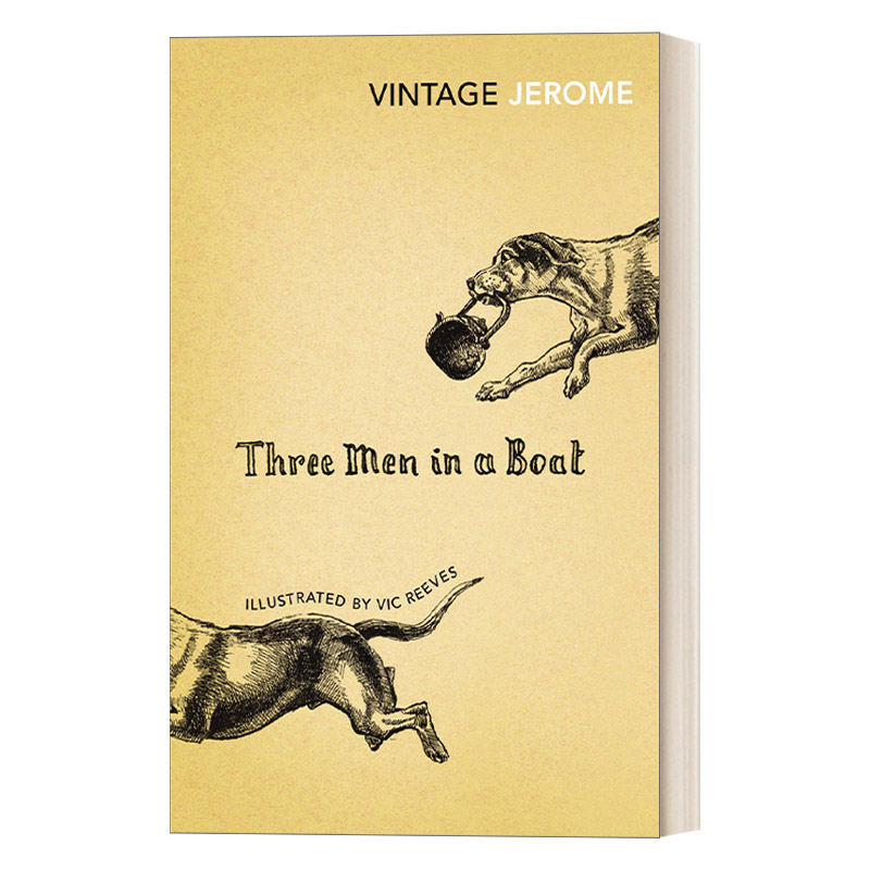 英文原版 Three Men in a Boat 三怪客泛舟记 Vintage经典系列 英文版 进口英语原版书籍