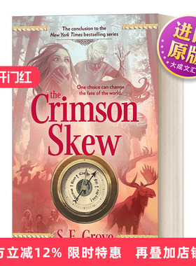 英文原版 The Crimson Skew The Mapmakers Trilogy 03绘图者三部曲3 深红色的斜面 纽约时报畅销书 青少年幻想冒险小说 S E Grove