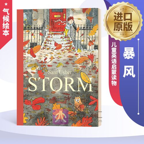 暴风 英文原版 Storm 气候绘本 Sam Usher 儿童英语启蒙读物 英文版进口书籍