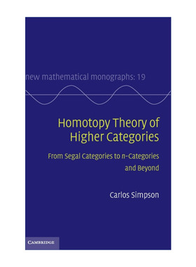 英文原版 Homotopy Theory of Higher Categories 高阶范畴论 剑桥新数学专著系列 精装 英文版 进口英语原版书籍