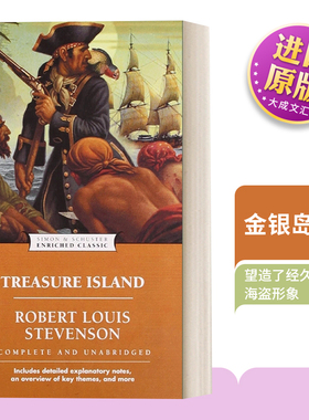 英文原版 Treasure Island  金银岛 Enriched Classics系列 英文版 进口英语原版书籍