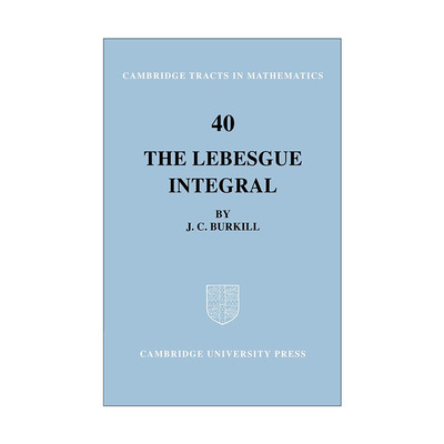 英文原版 The Lebesgue Integral 勒贝格积分 剑桥数学丛书系列 英文版 进口英语原版书籍