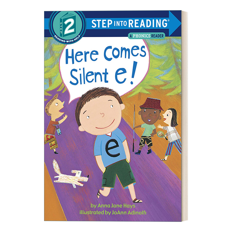 英文原版 Step Into Reading 2- Here Comes Silent e!自然拼读Phonics Reader英文版进口英语原版书籍