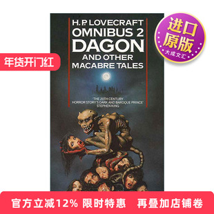 英文原版小说 Dagon And Other Macabre Tales H.P.洛夫克拉特作品全集2 克苏鲁恐怖故事 英文版 进口英语原版书籍