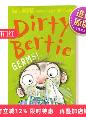 英文原版 Germs! Dirty Bertie 脏男孩波迪第2辑 细菌 英文版儿童图书