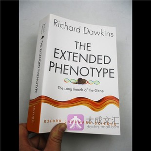 英文原版 理查德道金斯 基因作者 英文版 Extended Phenotype 原版 延伸 书 自私 The 表现型 英语书籍 牛津科学里程碑系列