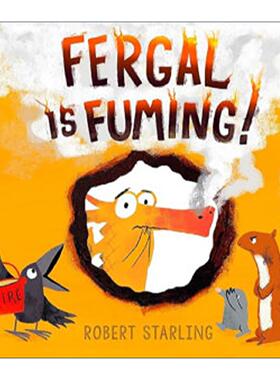 英文原版 Fergal is Fuming 小恐龙费格尔气冒烟 儿童情绪管理绘本 英文版 进口英语原版书籍