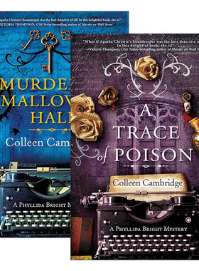 英文原版 A Phyllida Bright Mystery 菲利达布莱特之谜系列1-2册 侦探推理小说 Colleen Cambridge 英文版 进口英语原版书籍