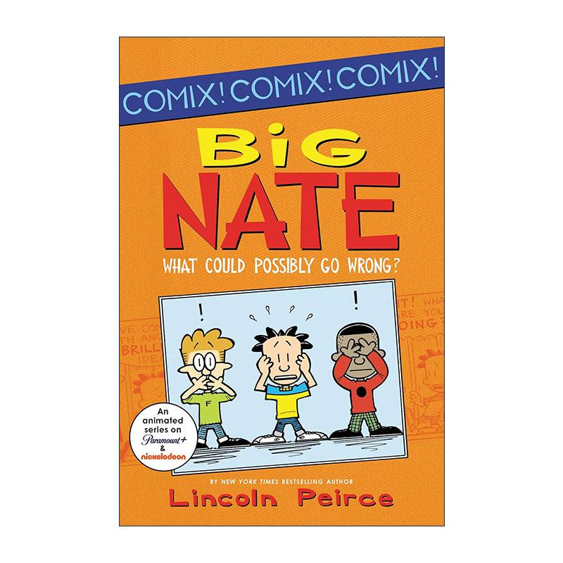 英文原版 Big Nate What Could Possibly Go Wrong 大内特四格漫画1 英文版 进口英语原版书籍