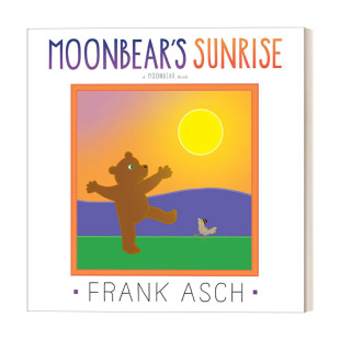 法兰克艾许 书籍 Moonbear 进口英语原版 英文版 趣味图画书 月亮小熊看日出 Sunrise 绘本 英文原版