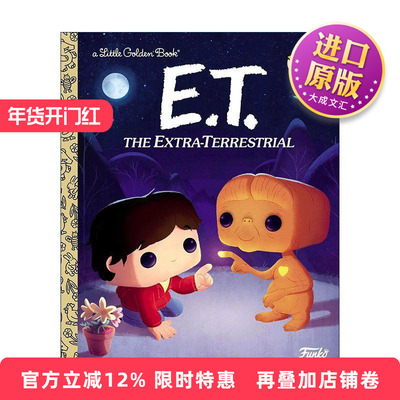英文原版 E T the Extra-Terrestrial Funko Pop Little Golden Book 外星人 兰登书屋精装小金书 英文版 进口英语原版书籍